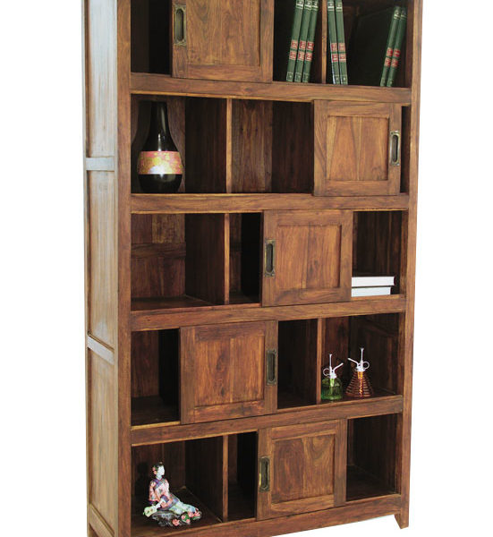 sheesham solid wood book shelf