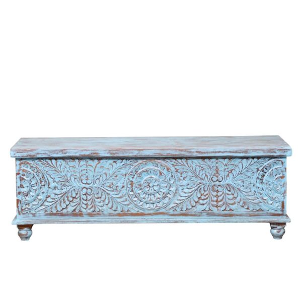 Wooden chest trunk distress