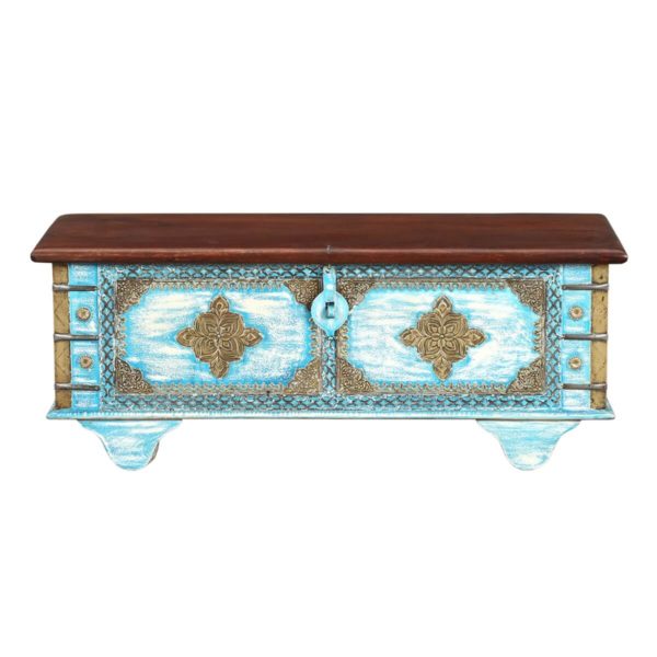Wooden chest trunk distress