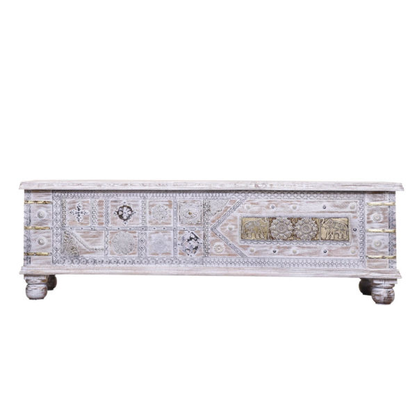 Wooden chest trunk distress